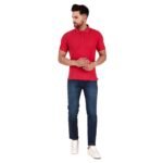 Polo Richard Paadler 33 Red Melange Mens T Shirt | Greylongg